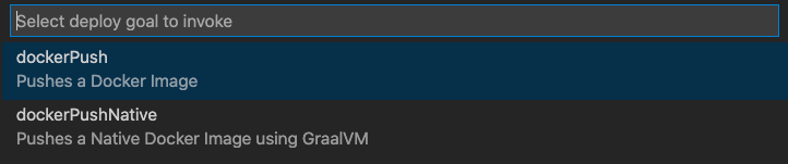 Micronaut Deploy Commands