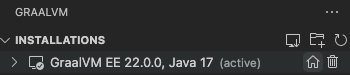 Activate GraalVM