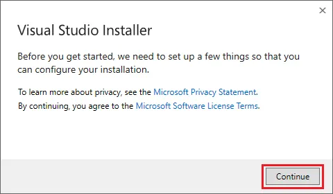 Install Visual Studio Build Tools