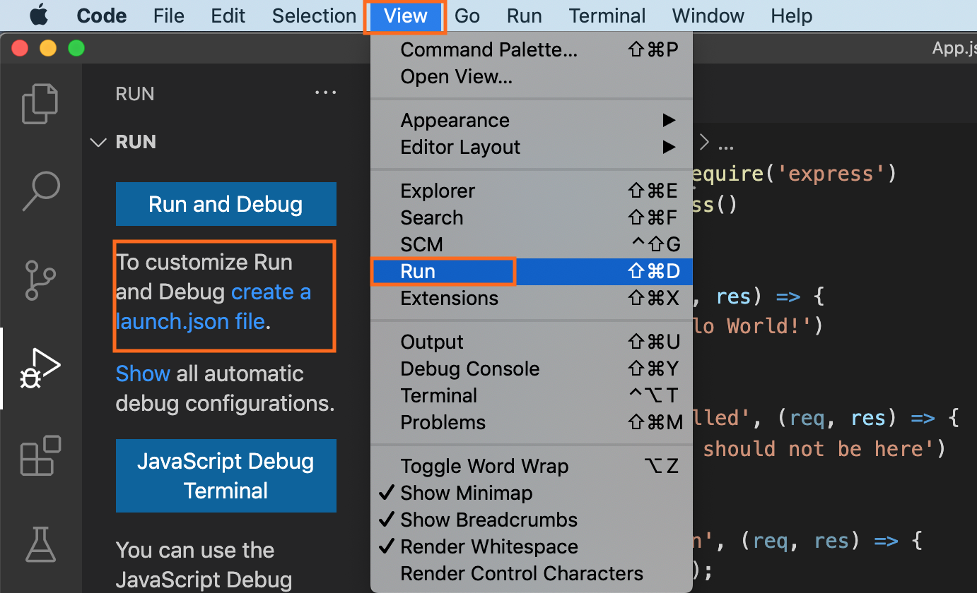 Create a Launch Configuration