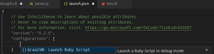 Ruby Launch Configurations
