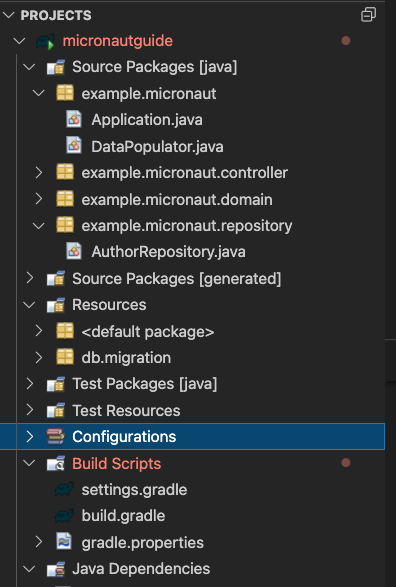 VS Code: Project View
