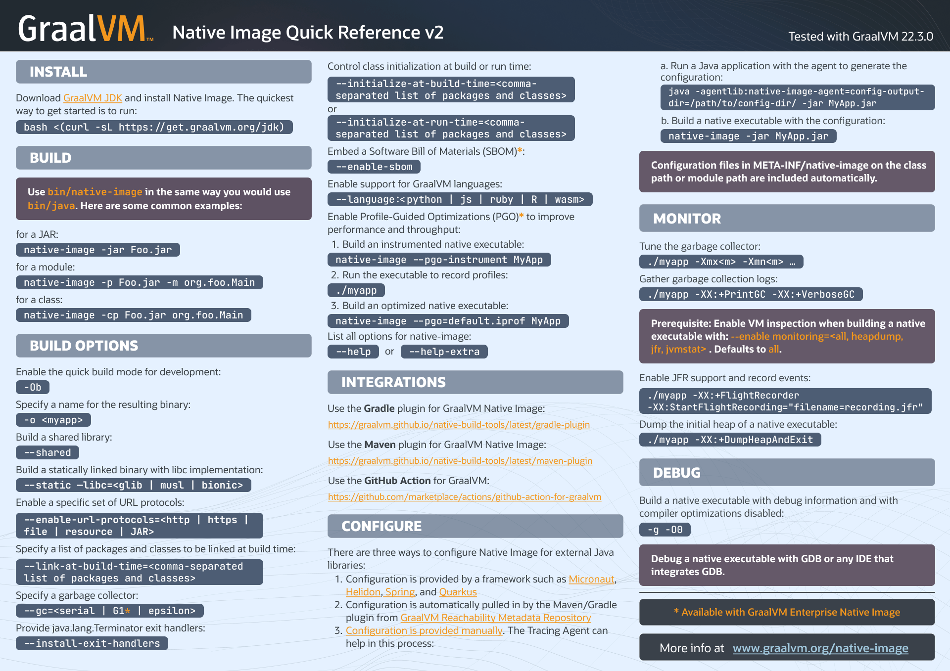 graalvm quick reference